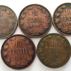 10 penniä kuparia, Nikolai II:n aika - pikkukuva 1