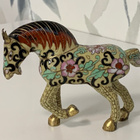 Antiikki kiinalainen Cloisonné hevonen - pikkukuva 1