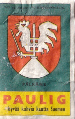 Paulig. Pälkäne, vaakuna.  s104