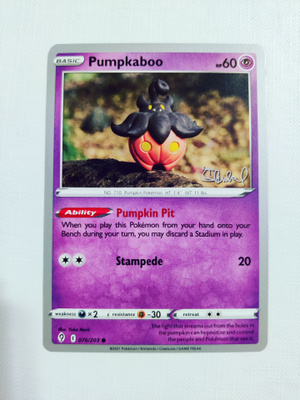 Pumpkaboo- 2022 Pokemon World Championship Promo