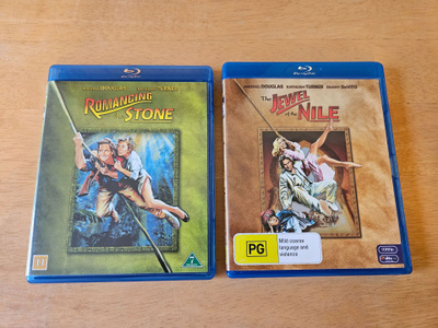 Vihreän timantin metsästys + Niilin jalokivi (2 x Blu-ray)
