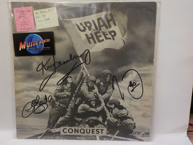 URIAH HEEP - CONQUEST  SCANDINAVIAN 80 PRESS 3 X NIMMARIT