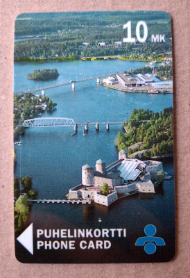 Savonlinnan puhelinyhdistys puhelinkortti SPY-D1 ilmalinna