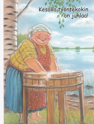 TERHO PELTONIEMI - EMÄNTÄ PYYKILLÄ - 1