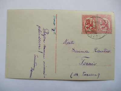 1919 Röyttä kortti Tornioon