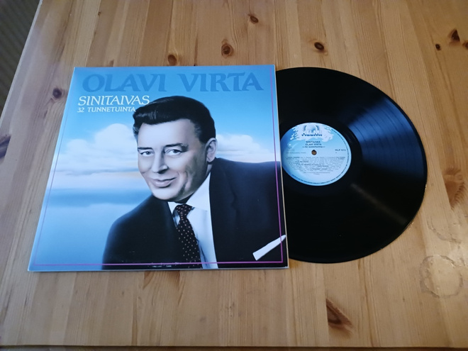 Olavi Virta – Sinitaivas 32 Tunnetuinta 2lp upea kuin uusi