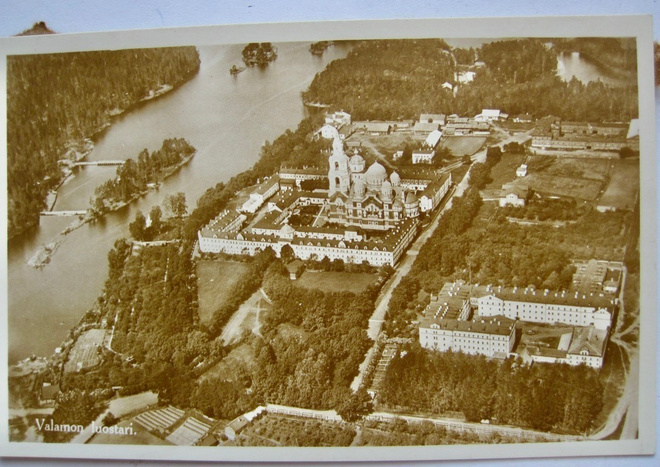 VANHA Postikortti Valamo 1930-l
