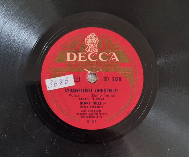Savikiekko 1951 - Henry Theel - Decca SD 5138