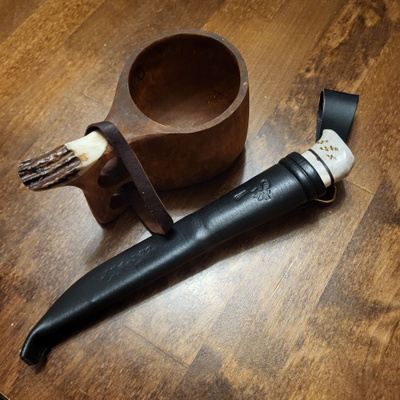 Luukahva puukko ja Kuksa