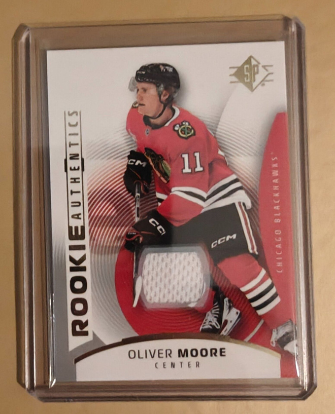 Oliver Moore 2025-26 SP Hockey Rookie Authentics Jersey