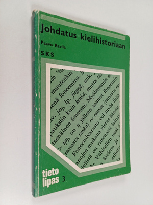 Paavo Ravila : Johdatus kielihistoriaan