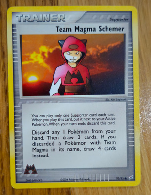 Team Magma Schemer (MA 70) EX Team Magma vs Team Aqua card