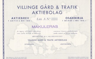 OKK 1942 Laivayhtiö Villinge Gård & Trafik Ab