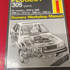 Peugeot 305 vm. 1978-1989 korjausopas - pikkukuva 1