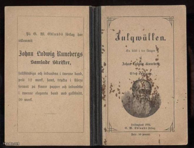 Johan Ludwig Runeberg: Julqwällen sid.kk 1882