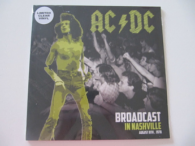 AC/DC Broadcast In Nashville Värivinyyli LP