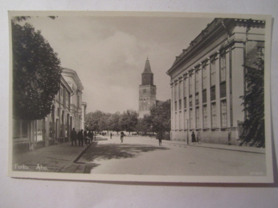 VANHA Postikortti Turku 1930-l  Alkup.Mallikappale