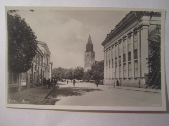 VANHA Postikortti Turku 1930-l  Alkup.Mallikappale