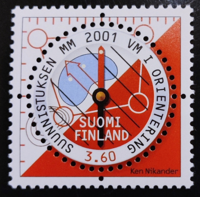 2001 Suunnistuksen MM-kisat 3,60 mk **