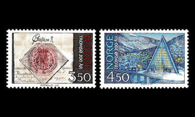 Norja 1154-5 ** Tromsø 200v (1994)
