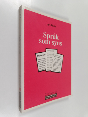 Lars Melin : Språk som syns