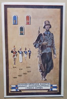 Suomen armeijan Kaartin joukot, univormut, ei p.