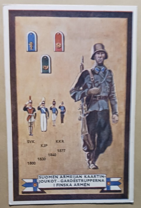 Suomen armeijan Kaartin joukot, univormut, ei p.