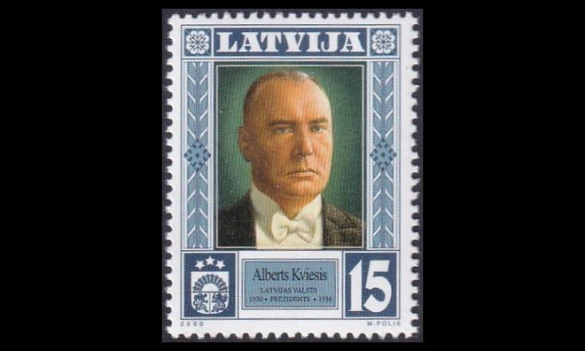 Latvia 531 ** Presidentti Alberts Kviesis (2000)