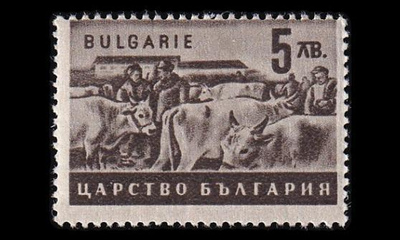 Bulgaria 422 ** Maatalous 5 L seepia (1940)