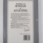 R. H. Parker : Macmillan dictionary of accounting - pikkukuva 2