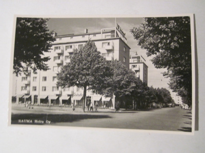 VANHA Postikortti Rauma 1950-l Alkup.Mallikappale