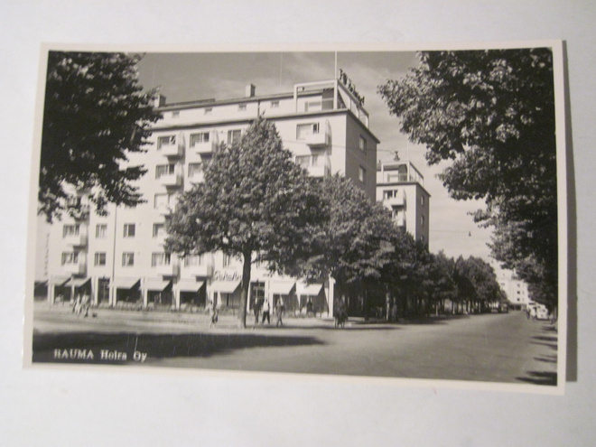 VANHA Postikortti Rauma 1950-l Alkup.Mallikappale