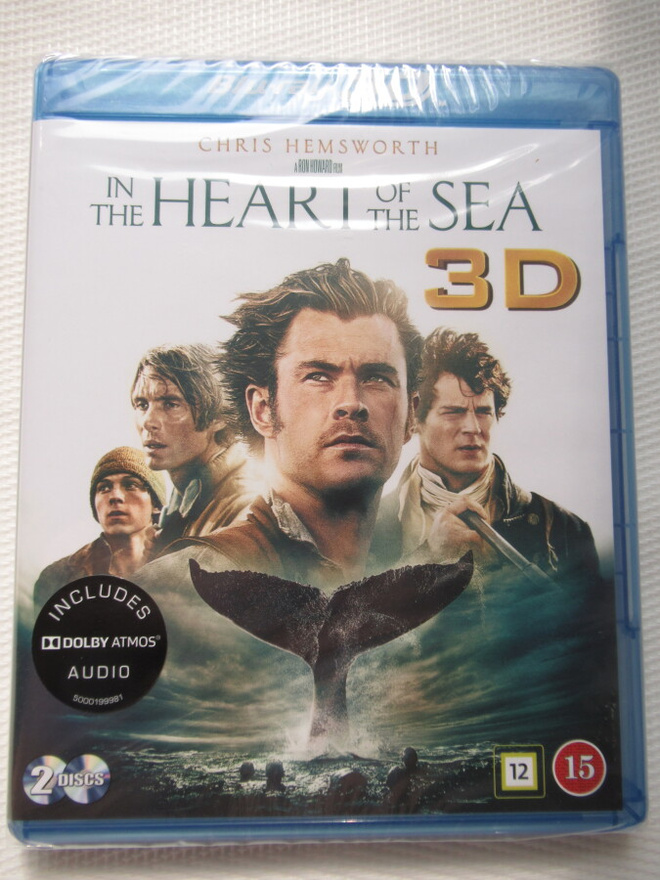IN THE HEART OF THE SEA 3D BLU-RAY *UUSI!*