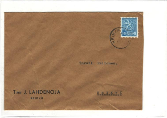 FIRMAKUORI KEIKYÄ PAIKALLISKIRJE
