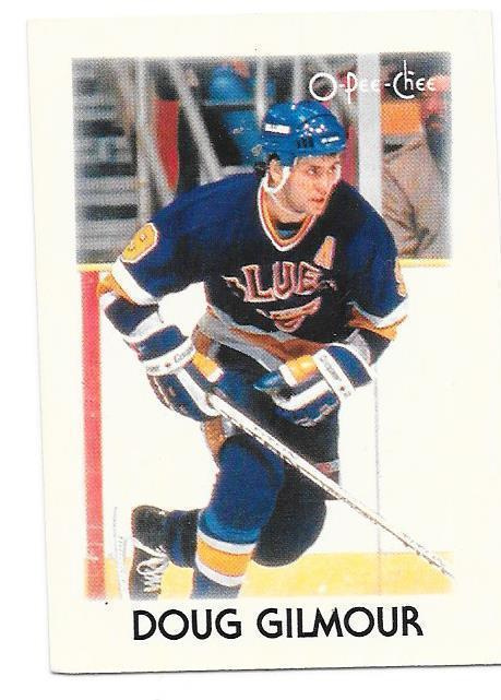 1987-88 OPC Minis #11 Doug Gilmour St Louis Blues