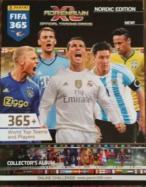 FIFA 365+ PANINI ADRENALYN XL 2016 Erikoiskortit