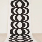 Marimekko kangas Kaivo musta valkoinen 4m UUSI - pikkukuva 2