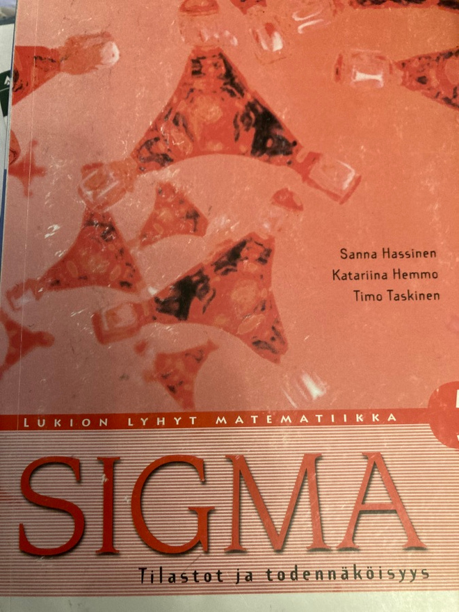 SIGMA - TILASTOT JA TODENNÄKÖISYYS
