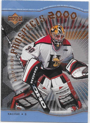 1999-00 UD CHL #328 Alexei Volkov , Halifax Mooseheads MV RC