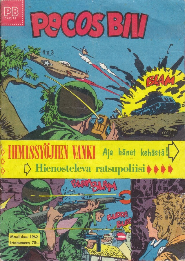 Pecos Bill: 3/1962 Ihmissyöjien vanki