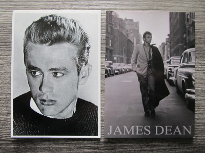 JAMES DEAN.....2 erilaista fanikorttia.