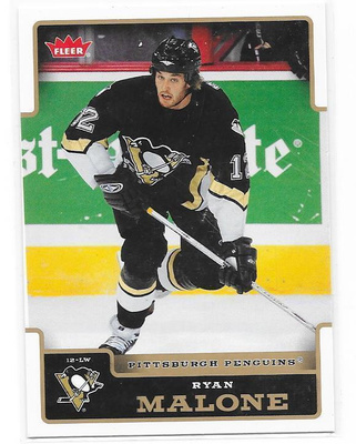 2006-07 Fleer #155 Ryan Malone Pittsburgh Penguins