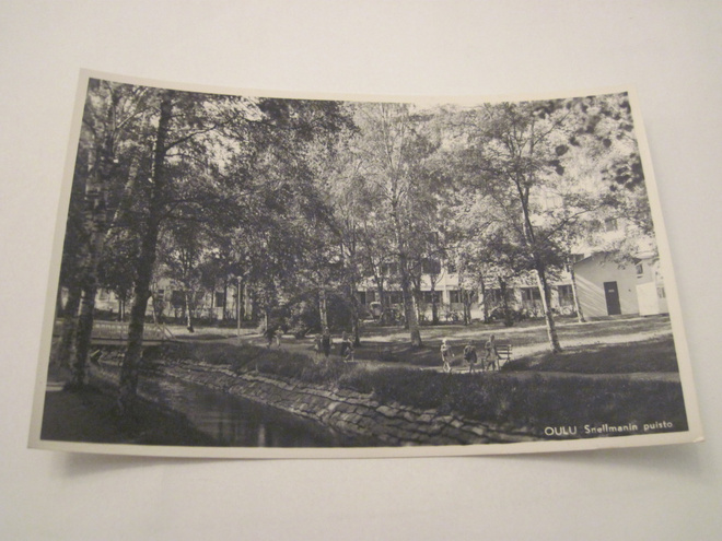 VANHA Postikortti Oulu 1950-l Alkup.Mallikappale