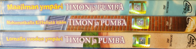 Timon ja Pumba DVD