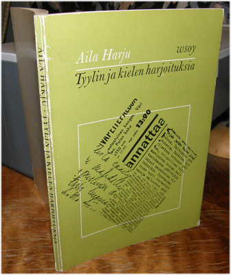 Harju - Tyylin ja kielen harjoituksia - WSOY nid. 2p. 1967