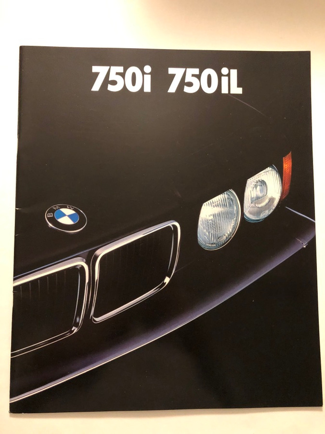 Myyntiesite - Bmw 750i/750iL - 2/1988