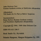 John Dickson Carr - Epäilysten ulko... / Kunnes kuolema... - pikkukuva 3