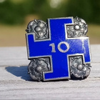 Hopeinen Lotta - Svärd 10. Ehjä lukitus. Halkaisija - 19 mm - pikkukuva 5