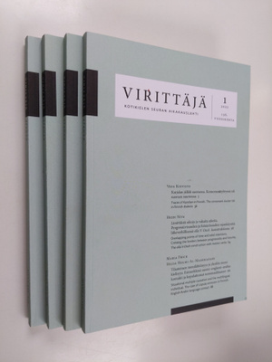 Virittäjä vuosikerta 2022 (nrot 1-4)
