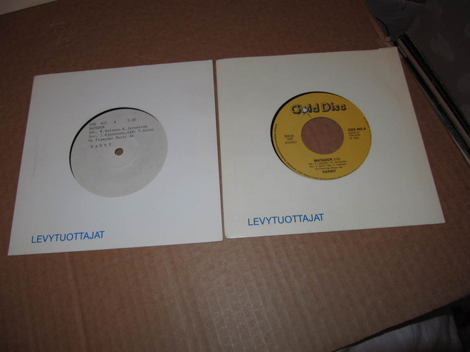 Danny 7" Matador/Tahdon Elää Täyttä Elämää +KOELEVY